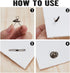 GORGECRAFT 40PCS 4 Styles Metal Brad Fasteners Small Ring Pulls Flower Handle Rings Mini Brad Paper Fastener for Decorative Jewelry Box Chest Draw...