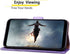 SUANPOT for Samsung Galaxy S9 5.8"(Non S9+) with RFID Blocking Leather Wallet case Credit Card Holder,Flip Folio Book Phone case Shockproof Cover ...