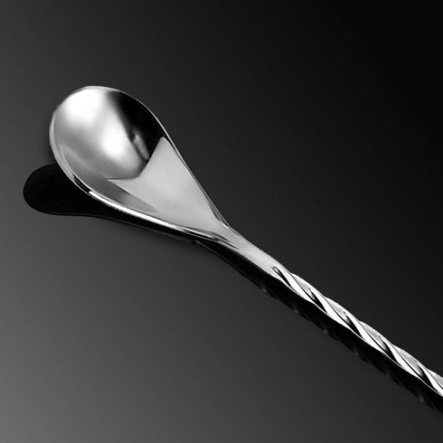 2-Pack 12 Inches Stainless Steel Bartender Mixing Spoon Cocktail Stirrers, Spiral Pattern Bar Spoon Stirring Spoon with Long Handle...