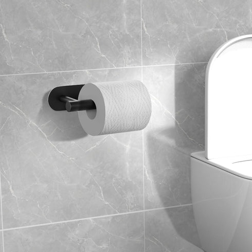 Toilet Paper Holder, Rustproof Adhesive Toilet Paper Holder, Stainless Steel Toilet Roll Holder Self Adhesive, No Drilling Toilet Paper Roll Holde...