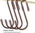 Hotop 36 Pieces S Hooks for Hanging 2.4 Inch Heavy Duty S Shaped Hook Rack Metal Non Slip Hanger for Stocking Kitchen Pot Utensils Closet Wire Bat...