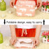 Foldable Storage Basket - Set of 6 Small Collapsible Canvas Containers Organizers with Handle for Home Decor or Storing Toys, Keys, Sundries, Litt...