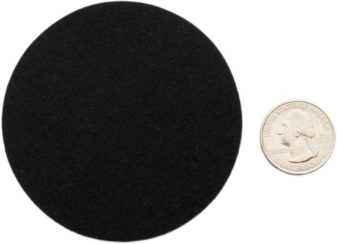 Playfully Ever After 3 Inch Black 30pc Stiff Felt Circles...