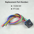AC Heater Climate Fan Speed Control Connector Wiring Harness for Chevy Silverado 1500 2500 3500 Tahoe 1996-1999, Replace 15306189, PT1346...