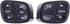 MOTOKU Steering Wheel Switch Buttons for GMC Envoy Yukon Sierra Chevy Suburban Silverado 1500 2500 3500 Avalanche Tahoe Trailblazer...