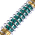 Garden Hose Coiled Spring Protector with Solid Brass Faucet Hoses Coupling Adapter Extension with Comfortable Rubberized Grip 2pcs...