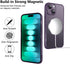KANGHAR Case Designed for iPhone 15 Plus Magnetic Clear Full Camera Protector Cover Anti-Yellowing Shockproof Slim Case for Women Men Compatible w...