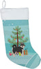 Caroline's Treasures CK3861CS Pomsky #1 Christmas Tree Christmas Stocking Fireplace Hanging Stockings Christmas Season Party Decor Family Holiday ...
