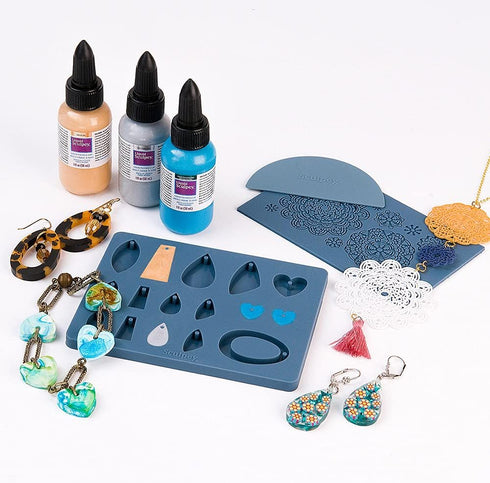 Sculpey Liquid ® Liquid Polymer Oven-Bake Clay, Navy Metallic, 1 oz. bottle, Great for jewelry, holiday, DIY, mixed media, window clings, home déc...