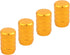 TOMALL Round Style Wheel Tyre Valve Stem Caps Gold for Motorcycles Rims Dustproof Caps...