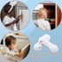 Cabinet Door Locks for Baby Proof and Child Safety, 4 Pack Cabinet Locks with Adhesive for Drawer Cupboards Fridge Closet and Pantry, Childproof D...