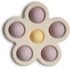 mushie Flower Press Toy (Soft Lilac/Daffodil/Ivory)...