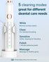 Rtauys M5 Sonic Electric Toothbrush for Adults - Rechargeable Electric Toothbrushes with 8 Brush Heads & Travel Case,Power Electric Toothbrush wit...