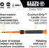 Klein Tools 32581INS Precision Screwdriver, 2-in-1 Insulated Screwdriver with No. 0 Phillips and 1/8-Inch Slotted Bits...