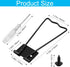 6 Pcs Easel Back, 3.34" Iron Picture Frame Easel Back - Reliable Photo Frame Stand with Screws & Screwsdriver for Crafts and Art Frames (Black)...
