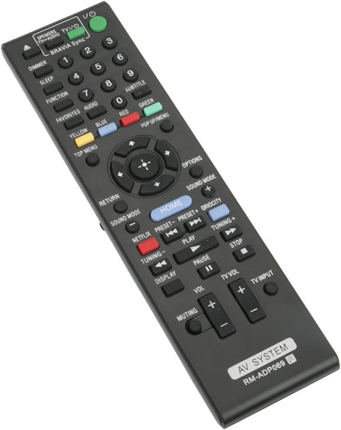 New RM-ADP069 Replace Remote Control for Sony BDV-N890W/Z BDV-T57 BDV-F7 HBD-F7 BDV-E280 HBD-T58 BDV-T58 BDV-E580 BDV-E380 HBD-E280 AV System...