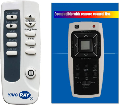 Replacement for Kenmore Air Conditioner Remote Control 5304476246 for Model 253.70085 253.70085010 253.70085011 253.70135010 253.70135011 253.7018...