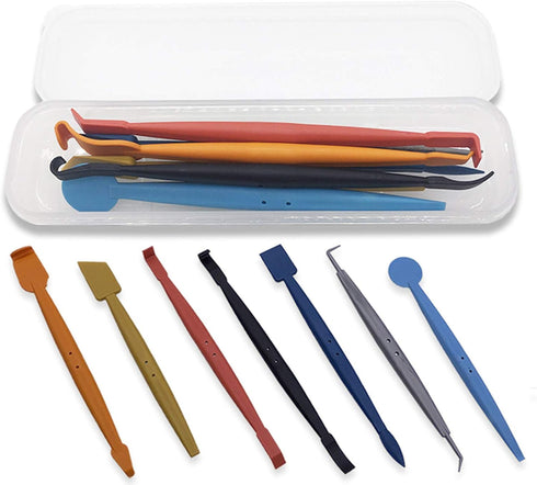 Vehicle Vinyl Wrap Tool Kit,7 Miniature squeegees with Magnets, Suitable for car Vinyl Wrapping Contours and car Window Film...