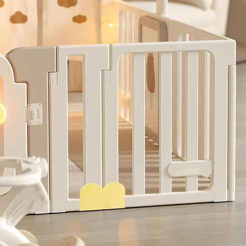 SOLUSTRE 2pcs Playpen Stabilizer Playpen Accessories Replacement Anti Slip and Anti Collapse Safety Baffle Yellow...