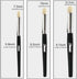 Drybrush Set Hobby Drybrush Paint Brush,Detail Paint Brush Set,3 pcs Professional Art and Advanced Acrylic Paint Brushes for Tabletop&Wargames Min...