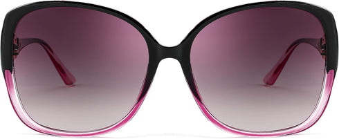 FEISEDY Women's Fashion Sunglasses, Oversized Square Frame with Pearl Sparkling, Polarized UV Protection B2821...