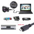 cablecc Micro USB 5Pin Male to Female Extension Panel Mount Type Cable with Screws 50cm...