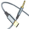 USB C to 3.5mm Audio Auxiliary Jack Cable,Type C Adapter to 3.5mm Male Headphone Stereo Cable,Braided Stereo Mini Jack Male to Male Auxiliary TRS ...