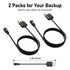 2-Pack Magnetic Charging Cables LMC284: Fast & Safe Charging for Open-Ear Bluetooth Headphones. USB Charger Cord for Bone Conduction Wireless Earp...