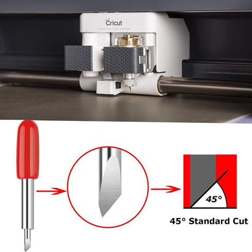 Elefama 40PCS Blades for Cricut Explore Air 2 / Air 3 / Make3 / Maker/Explore 3 Premium Fine Point Blade Replacement for Cricut Glitter Vinyl Cutt...