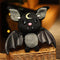 Bat Plush Stuffed Animal Toys,Halloween Black Bat Decor Soft Hugging Plush Doll Toy Gifts,for Kids Birthday, Halloween, Christmas (Black,11.8inch)...