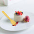 100 Pcs Mini Disposable Plastic Cake Fork, Fork and Spoon Two In One Tablewar, Individually Wrapped Forks for Cakes, Desserts, Ice Cream, Bread...