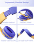 Kids Headphones Wired with Microphone for ipad Computer Laptop for Boys Girls Volume Limit Foldable Over Ear Headset for School 3.5mm Jack......