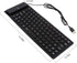 Foldable Silicone Keyboard, USB Wired 85 Keys Waterproof Rollup Silent Typing Soft Touch Keyboard for PC Notebook Laptop(Black)...
