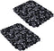 Yolife Pebble Sink Mats for Stainless Steel Sink, PVC Sink Saddle Protectors Kitchen Sink Mat for Porcelain Sink, Dishes and Glassware (Black,2 Pa...