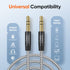 CableCreation Long Aux Cord (30FT/9M),3.5mm Audio Cable Male to Male, Braided Hi-Fi Sound 1/8 Auxiliary Headphone Cord Extension for Car, Projecto...