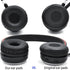 Ear Pads for Jabra Evolve 20 20se 30 30II 40 65 65+Replacement Ear Cushion Foam Cover Compatible with Jabra Evolve 20 30 40 65 Headphone (Black ea...