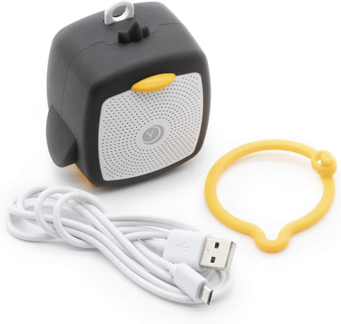 Yogasleep Pocket Baby Soother Penguin, White Noise Machine, 6 Soothing Sounds & Timer for Better Sleep, Includes Brown Noise & Lullabies, Compact ...