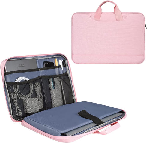 11.6-12.9 Inch Laptop Bag Sleeve Women Ladies TSA Travel Briefcase with Organizer for Lenovo Chromebook Flex 3 11, Macbook Air 13 A2337, Acer Chro...