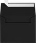 LUXPaper A2 Invitation Envelopes | Peel & Press | 4 3/8" x 5 3/4" | Midnight Black | 80lb. Text | 50 Qty...