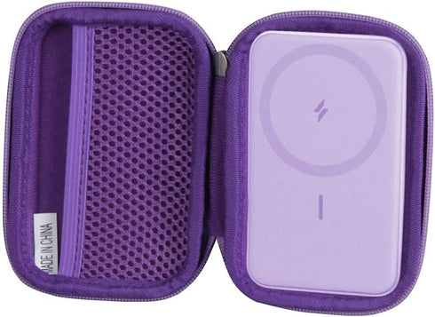 Hermitshell Hard Travel Case for Anker 622 / Anker 621 Magnetic Battery (MagGo), 5000mAh Foldable Magnetic Wireless Portable Charger (Purple)...