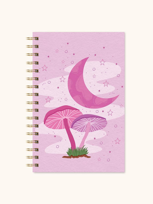 Studio Oh! Medium Spiral Notebook 5.75" x 8.75", Cute Cover Daily Planner, Hardcover Journal Notepad, 160 Page Lined Paper, 100 GSM Paper Weight, ...