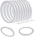 Minelife 10 Rolls 1/4 inch Double Sided Tape Adhesive Sticky Tapes Thin for Clothes, Arts, Crafts, Photography, Scrapbooking, Tear-by-Hand, Paper ...
