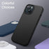 JETech Silicone Case for iPhone 15 Plus 6.7-Inch, Silky-Soft Touch Full-Body Protective Phone Case, Shockproof Cover (Black)...