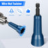 1 Pack Wire Twisting Tool Wire Twister Electrician Tools Wire Connector Driver Wire Bending Tools with 1/4 Chuck for Man Drill and Wire (Blue)...