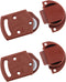 2Pairs Old-fashioned Wardrobe Sliding Door Roller Gear Track Panel Internal Kit, Furniture Sliding Door Pulley Accessories...