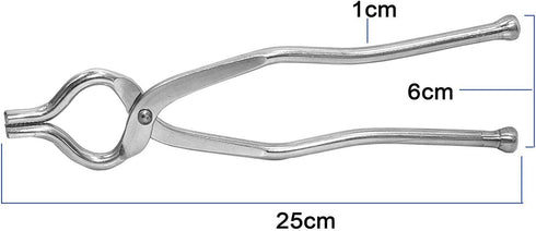 Stainless Steel Sansi/pakkad/Sandasi/pincer/chimta/Tongs/Utensil Holder with Handle Smart Kitchen Tool...