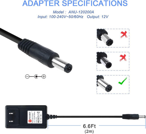 PKPOWER AC DC Adapter Charger for G-Project G-Boom G-650 G650 Wireless Bluetooth Boombox Speaker Power Supply Cord...