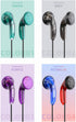 Yuandao Wired HiFi Earbuds: 15.4mm Dynamic Colorful Classic Flat Head Earphones with 3.5mm Plug, Bass Stereo in Ear Headphones for Gaming/Sport/St...