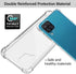 for Samsung Galaxy A12 Case, Samsung A12 Case with Screen Protector, Shockproof Crystal Clear Slim Soft Silicone TPU Protective Phone Cover for Sa...
