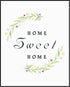 Posterizer 1 pcs-Home Sweet Home-minimalistic modern wall sign-Artistic Word Art-Typography Art-Chic Home Decor- UNFRAMED Wall Art...